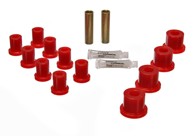 Energy Suspension Jeep Spring Bushing Set - Red - 0