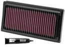 K&N 08-09 Harley-Davidson XR1200 74 CI / 10-12 XR1200X Sportster 74 CI Replacement Air Filter-3