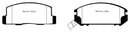 EBC 99-02 Toyota MR2 1.8 Yellowstuff Rear Brake Pads-5