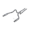 MBRP 05-09 Ford Mustang GT 4.6L Dual Split Rear Race Version AL/ 3in Cat Back Exhaust System-3