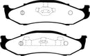 EBC 97-99 Jeep Cherokee 2.5 82mm High Rotors Yellowstuff Front Brake Pads-6