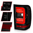 ANZO 01-11 Ford Ranger LED Taillights - Black Housing w/ Smoke Lens & Light Bar-8
