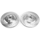 Power Stop 94-01 Ford Mustang Front Evolution Drilled & Slotted Rotors - Pair-1