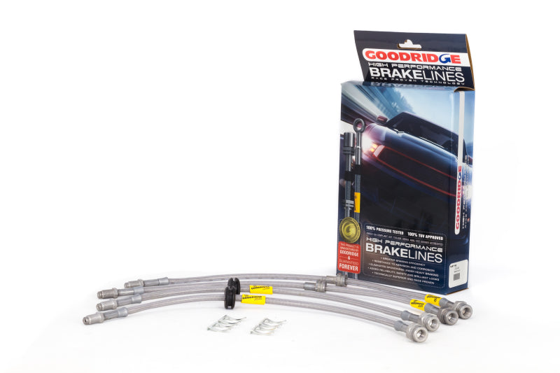 Goodridge 04-13 Mazda 3/Mazdaspeed3 Stainless Steel Brake Line Kit - 0