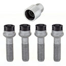 McGard Wheel Lock Bolt Set - 4pk. (Radius Seat) M14X1.5 / 17mm Hex / 45.0mm Shank Length - Black-7