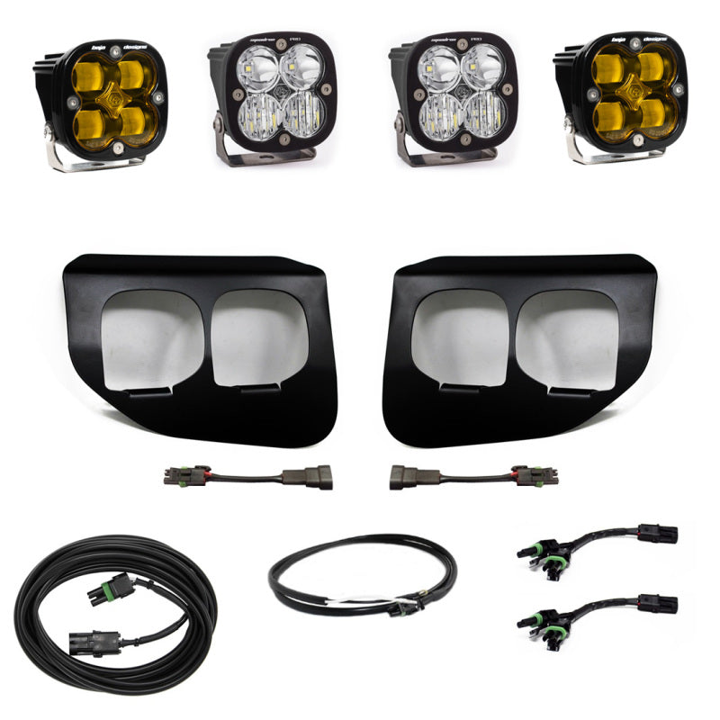 Baja Designs  Ford Super Duty (20-On) Fog Lights FPK Amber SAE/Pro DC Baja Designs w/Upfitter - 0