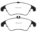 EBC 12+ Mercedes-Benz C250 Coupe 1.8 Turbo Sport Edition Yellowstuff Front Brake Pads-5