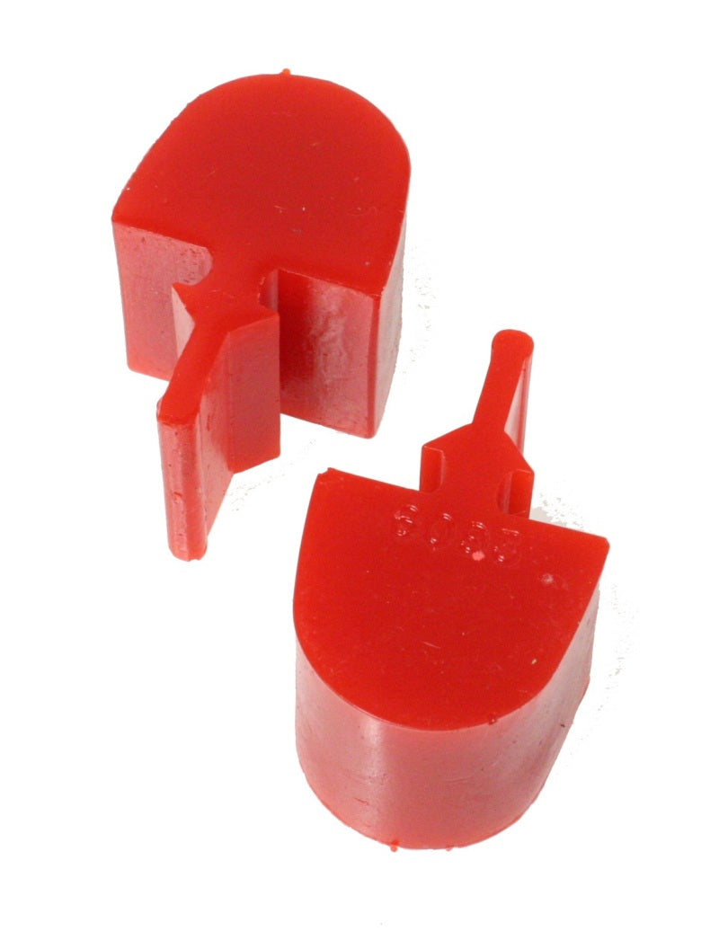 Energy Suspension GM Pull Thru Style Red Bump Stop Set - 0