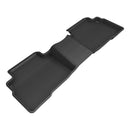 3D MAXpider 2023 Kia Sportage Hybrid Kagu 2nd Row Floormat - Black-1