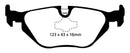 EBC 96-98 BMW Z3 1.9 Yellowstuff Rear Brake Pads-5