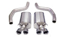Corsa 2006-2013 Chevrolet Corvette C6 Z06 7.0L V8 Polished Sport Axle-Back Exhaust-2