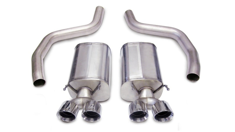 Corsa 2006-2013 Chevrolet Corvette C6 Z06 7.0L V8 Polished Sport Axle-Back Exhaust - 0