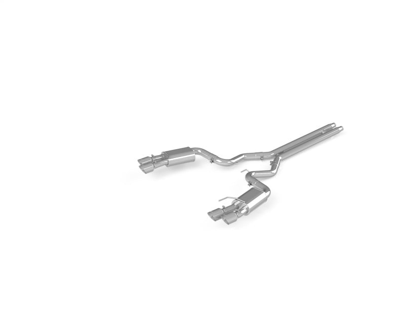 MBRP 18-19 Ford Mustang GT 5.0 3in Dual Split Rear Cat Back w/ Quad 4.0in Dual Wall Tips- T304 - 0