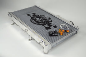 CSF 08-15 Subaru WRX/STI 2-Row Radiator w/Built-In Oil Cooler - 0