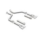 MagnaFlow Axle-Back, SS, 3in, Quad Split Rear 3.5 Tips 2015 Dodge Challenger incl SRT Hellcat-36