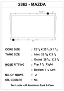 CSF 89-97 Mazda Miata Radiator-4