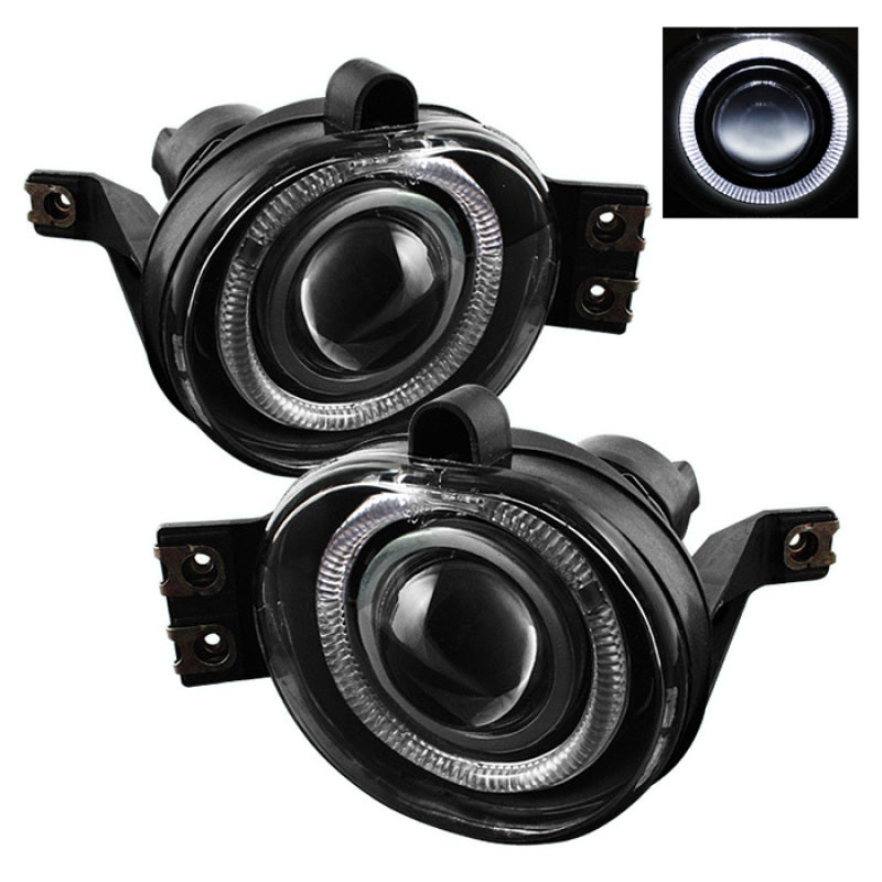 Spyder DODGE RAM 1500 2002-2005 Halo Projector Fog Lights w/swch Clear FL-P-DRAM02-HL - 0