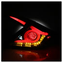 Spyder 16-19 Honda Civic 4 Door Light Bar LED Tail Lights - Black - ALT-YD-HC164D-LB-BK-9