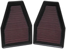 K&N Replacement Air Filter 12-13 Porsche 911 3.4L / 12 911 3.8L / 13 911 3.6L / 13 911 Carrera 3.8L-4