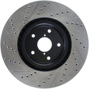 StopTech 05-10 Subaru Impreza WRX/STi Slotted & Drilled Left Front Rotor-11