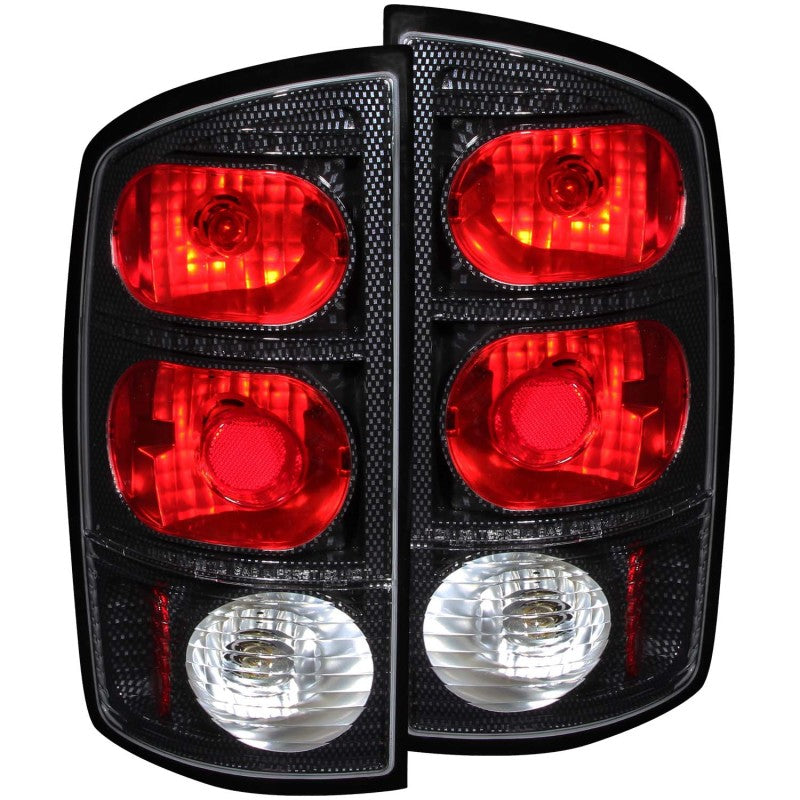 ANZO 2002-2005 Dodge Ram 1500 Taillights Carbon - 0