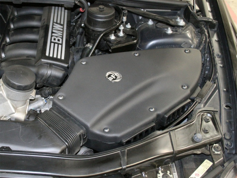 aFe MagnumForce Stage 2 Si Intake System Pro 5 R Black 06-12 BMW 3 Series E9x L6 3.0L Non-Turbo - 0