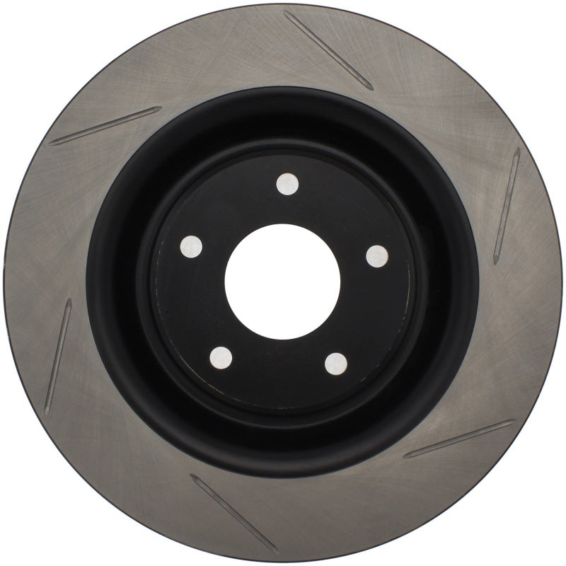 StopTech Power Slot 06-10 Chevrolet Corvette Front Right Slotted Rotor - 0