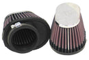 K&N Universal Chrome Filter 2 1/8in FLG / 4in x 3in Bottom / 2in Top / 2 3/4in Height (2 Per Box)-2