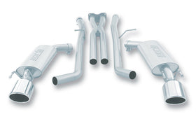 Borla 05-06 Pontiac GTO Coupe 2dr 6.0L 8cyl AT/MT 4spd/6spd RWD SS Catback Exhaust w/ inXin Pipe - 0