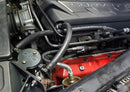 J&L 20-23 Chevrolet Corvette 6.2L LT2 Targa Top Passenger Side Oil Separator 3.0 - Black Anodize-3