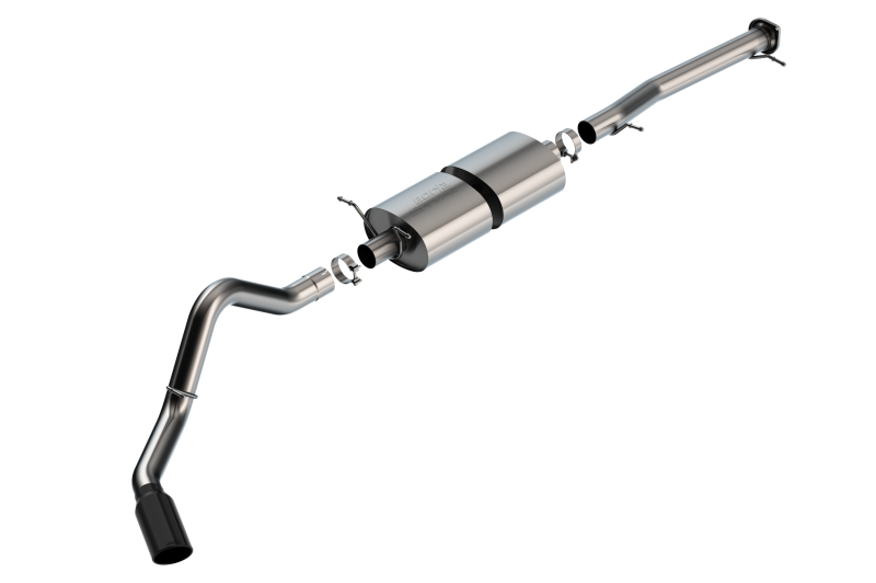 Borla 20-22 Chevrolet/GMC Silverado/Sierra 6.6L T-304 SS Cat-Back S-Type Exhaust - Brushed - 0