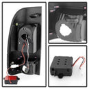 xTune Ford F250/350/450/550 Super Duty 99-07 LED Tail Lights Black Smoke ALT-JH-FF15097-LED-BKSM-9