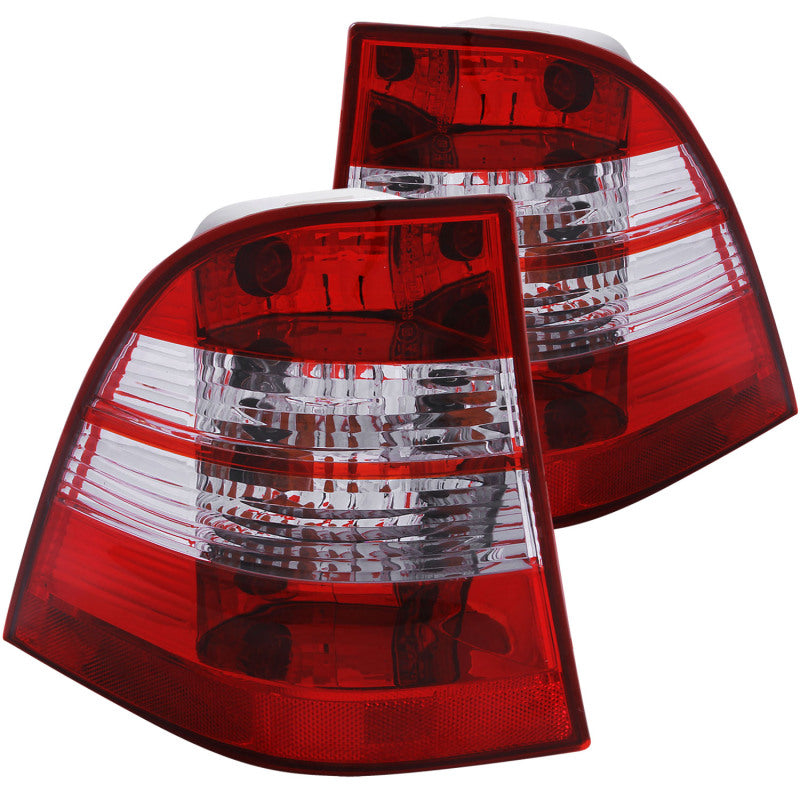 ANZO 1998-2005 Mercedes Benz M Class W163 Taillights Chrome - 0