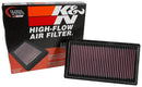 K&N 16-18 Toyota C-HR L4-1.2L F/l Replacement Drop In Air Filter-16