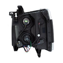 ANZO 2007-2013 Chevrolet Silverado Crystal Headlights Black-8