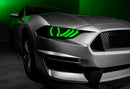 Oracle Lighting 18-23 Ford Mustang Dynamic ColorSHIFT LED Headlights - Black Series-21