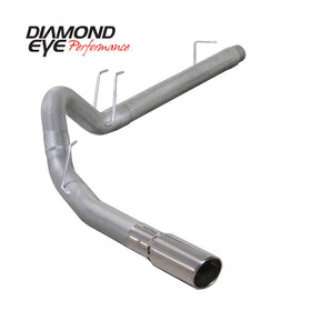 Diamond Eye KIT 4in DPF-BACK SGL AL 08-09 6 4L F250/F350 PCKGD BX46X14X14OD EL-PL 44inX13 5inX13 5in - 0