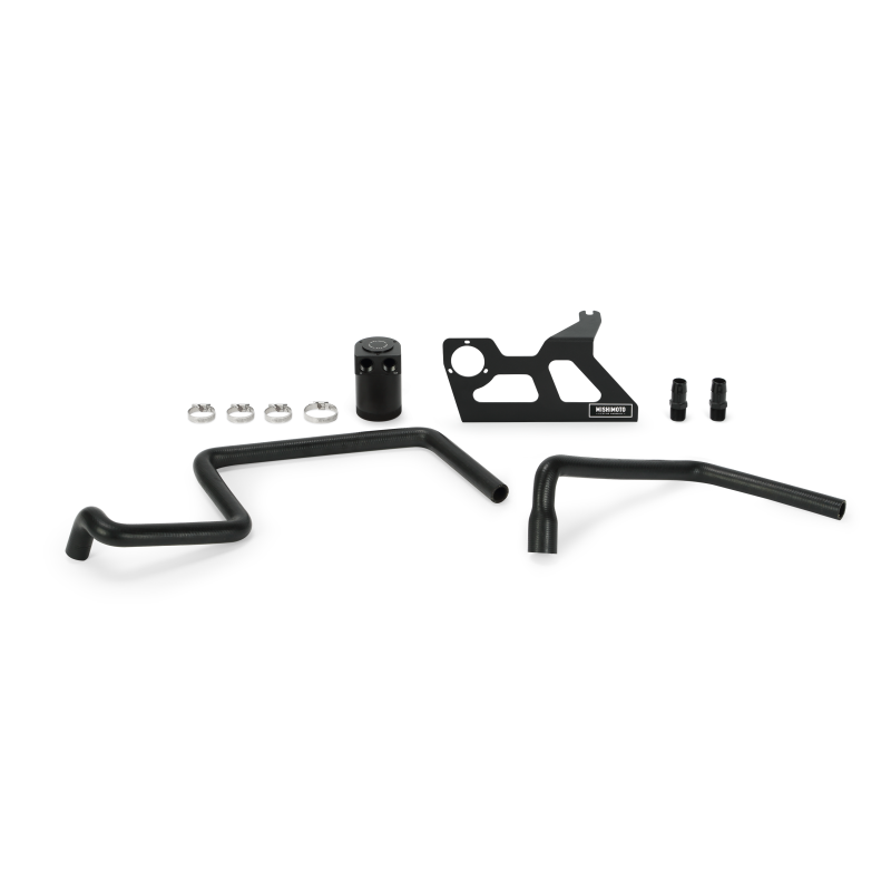 Mishimoto 07-11 Jeep Wrangler JK Baffled Oil Catch Can - Black - 0