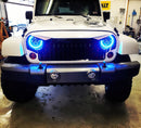 Oracle 7in High Powered LED Headlights - Black Bezel - ColorSHIFT No Controller-34