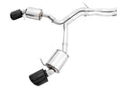 AWE Tuning Audi B9.5 RS5 Sportback Non-Resonated Touring Edition Exhaust - RS-Style Diamond Blk Tips-8