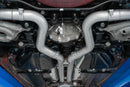 MBRP 18-19 Ford Mustang GT 5.0 3in Dual Split Rear AL Cat Back w/ Quad 4.0in Dual Wall Tips-4