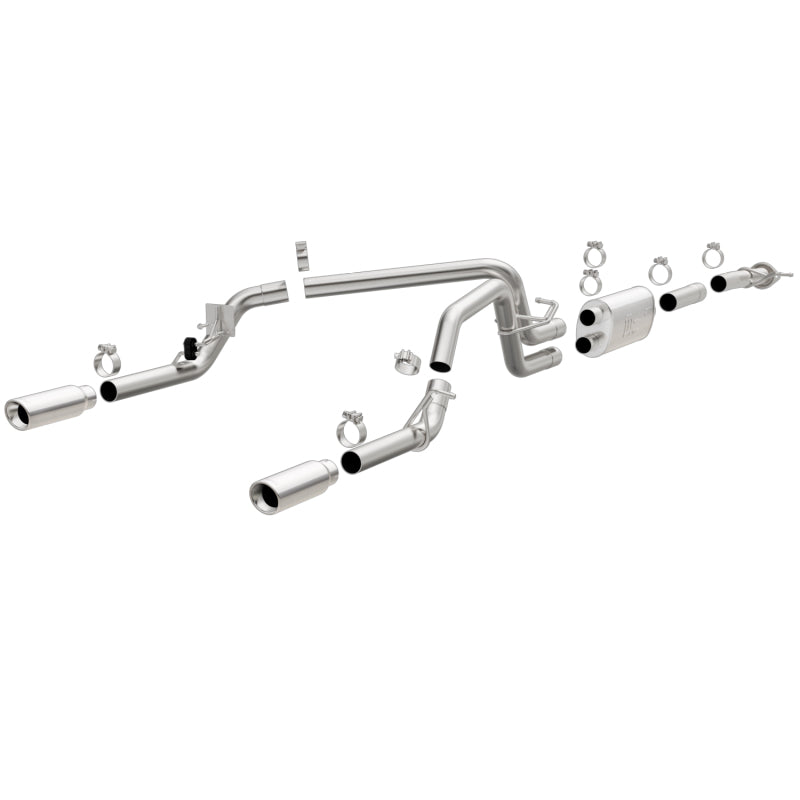MagnaFlow Stainless Cat-Back Exhaust 2015 Chevy Colorado/GMC Canyon Dual Split Rear Exit 3.5in - 0