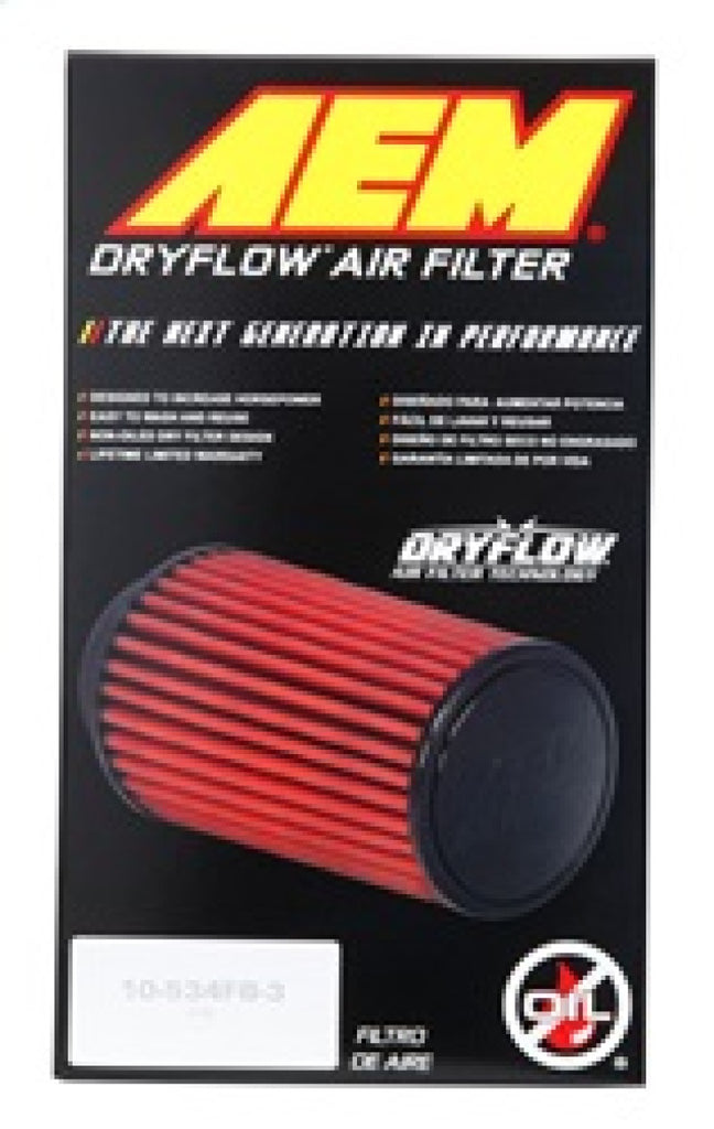 AEM 3.5 inch x 7 inch x 1 inch Dryflow Element Filter Replacement