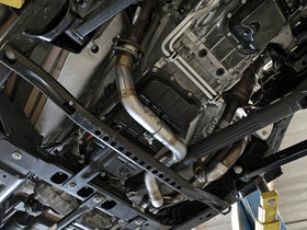 aFe POWER Twisted Steel Y-Pipe 2-1/4in 409 SS Exhaust System 2018 Jeep Wrangler (JL) V6-3.6L - 0