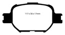 EBC 04-10 Scion TC 2.4 Yellowstuff Front Brake Pads-6