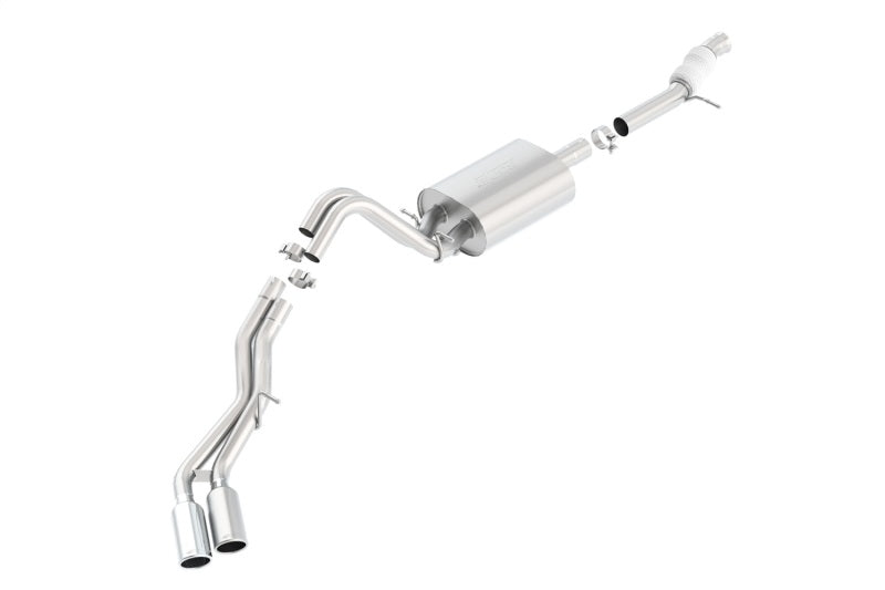 Borla Touring Cat Back 15-16 Chevy Tahoe 5.3L V8 2.75in, 2.25in Dual Same Side Exit 4in Tips - 0