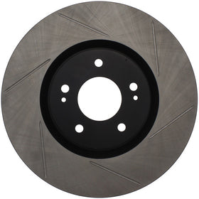 StopTech Power Slot 03-06 Evo 8 & 9 Slotted Left Front Rotor - 0