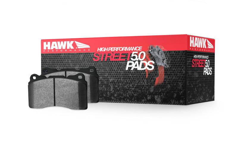 Hawk 2013-2014 Subaru BRZ Ltd (277mm Fr Disc/Solid Rr Disc) High Perf. Street 5.0 Rear Brake Pads - 0