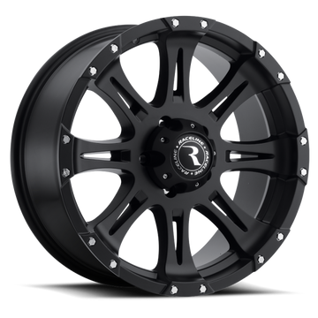 Raceline 981 Raptor 16x8in / 8x165.1 BP / 0mm Offset / 130.81mm Bore - Satin Black Wheel
