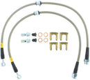 StopTech 95-99 Mitsubishi Eclipse Stainless Steel Front Brake Lines-4